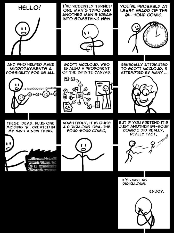 Four-Hour Comic Intro